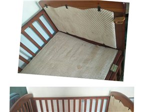 在东方内衣购入的檀木婴儿床，仅限有点瑕疵，799购入现50出手  自取